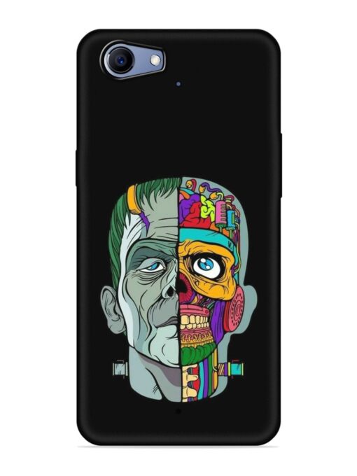 Men Vs Skull Embossed Soft Silicone Case for Realme 1