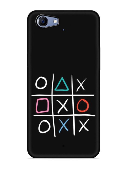 Super Neon Tic-Tac-Toe Embossed Soft Silicone Case for Realme 1