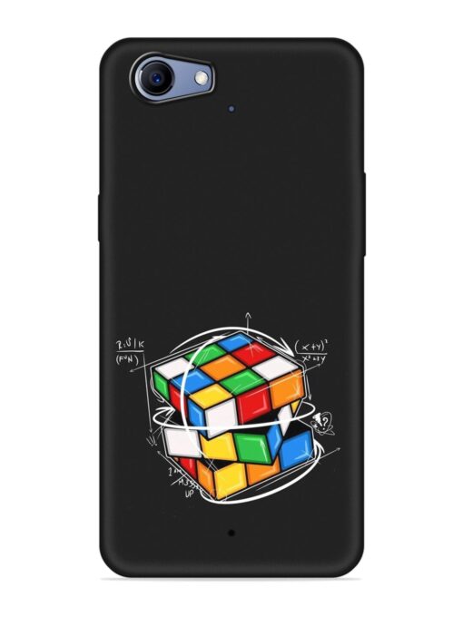 Cubik Vector Embossed Soft Silicone Case for Realme 1