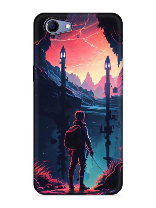 Cgs Artwork Embossed Soft Silicone Case for Realme 1