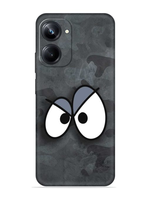 Big Eyes Night Mode Embossed Soft Silicone Case for Realme 10 Pro (5G) Zapvi