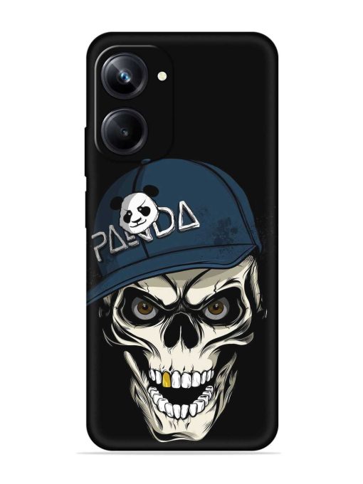 Panda Skull Embossed Soft Silicone Case for Realme 10 Pro (5G) Zapvi