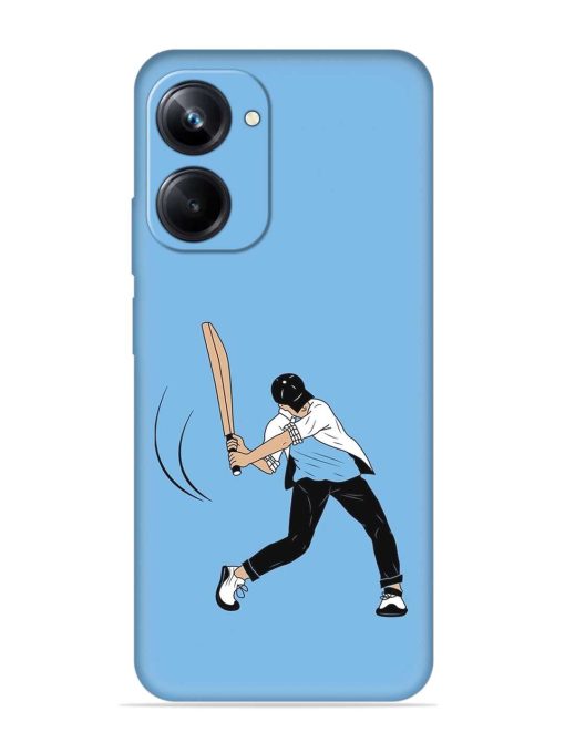 Cricket Gully Boy Embossed Soft Silicone Case for Realme 10 Pro (5G) Zapvi