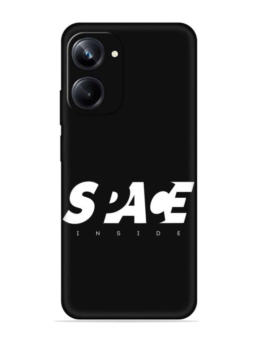 Space Typography Art Embossed Soft Silicone Case for Realme 10 Pro (5G) Zapvi