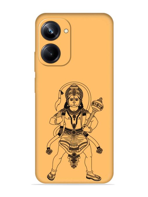 Indian God Hanuman Embossed Soft Silicone Case for Realme 10 Pro (5G) Zapvi