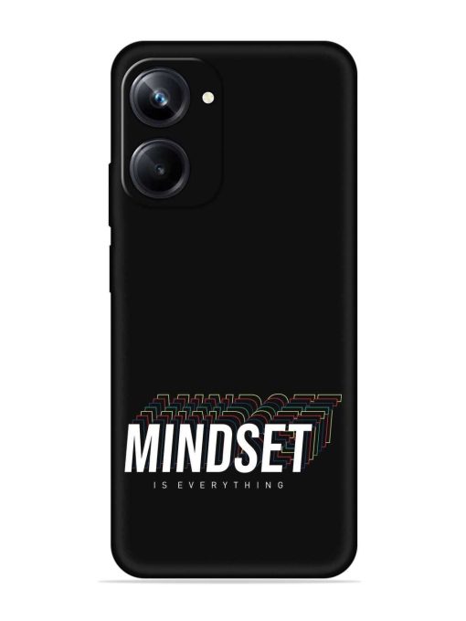 Mindset Everything Slogan Embossed Soft Silicone Case for Realme 10 Pro (5G) Zapvi