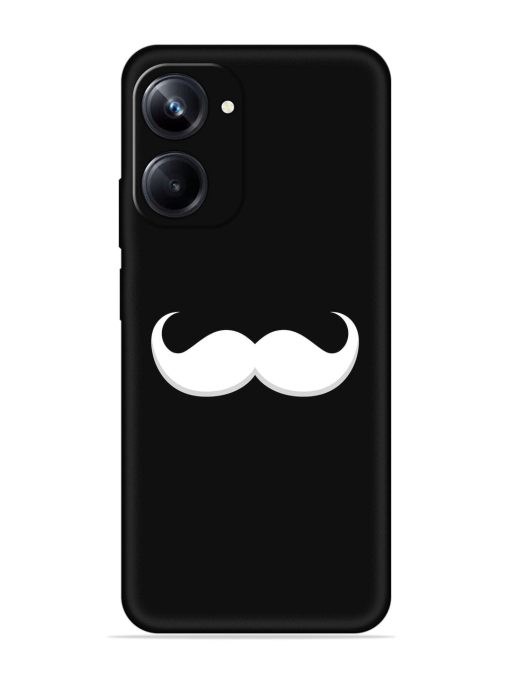 Mustache Vector Embossed Soft Silicone Case for Realme 10 Pro (5G)