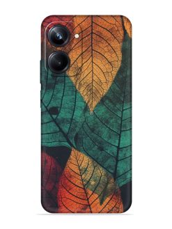 Leaves Artwork Embossed Soft Silicone Case for Realme 10 Pro (5G)