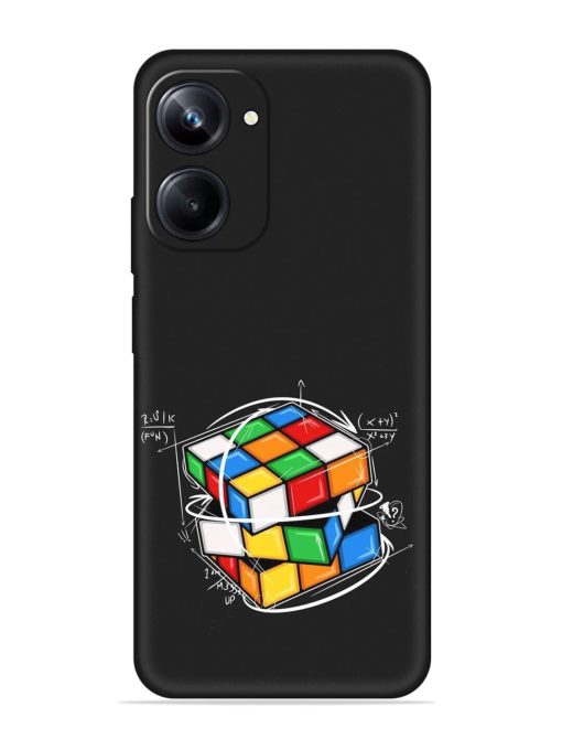 Cubik Vector Embossed Soft Silicone Case for Realme 10 Pro (5G) Zapvi