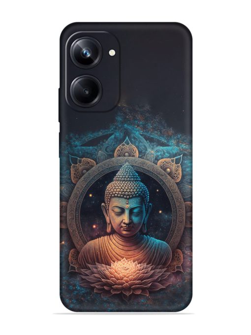 Gautam Buddha Embossed Soft Silicone Case for Realme 10 Pro (5G) Zapvi