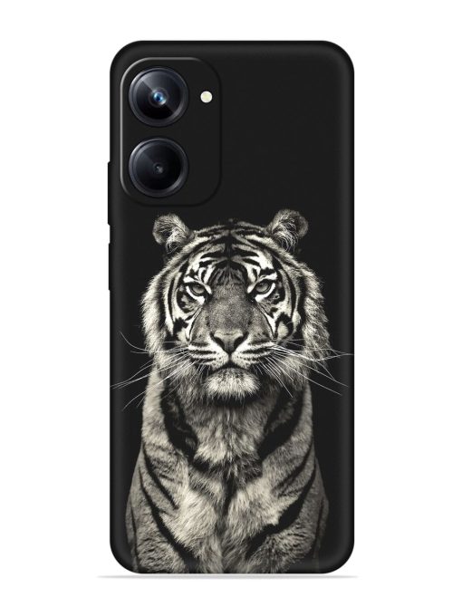 Tiger Art Embossed Soft Silicone Case for Realme 10 Pro (5G) Zapvi