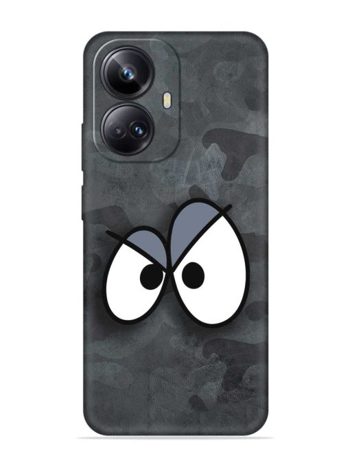 Big Eyes Night Mode Embossed Soft Silicone Case for Realme 10 Pro Plus (5G) Zapvi