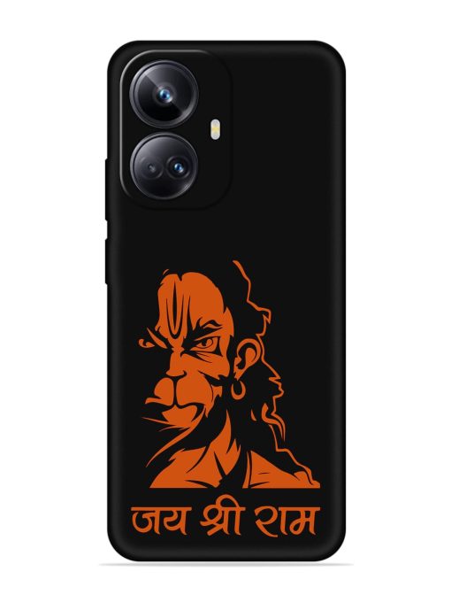 Angry Hanuman Embossed Soft Silicone Case for Realme 10 Pro Plus (5G) Zapvi