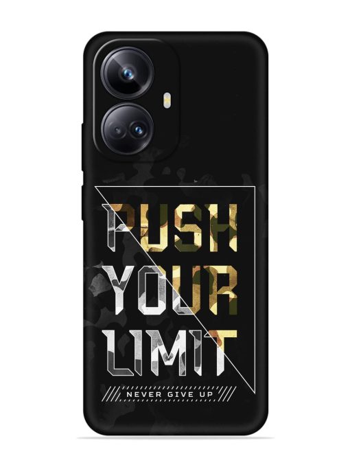 Push Your Limits Embossed Soft Silicone Case for Realme 10 Pro Plus (5G) Zapvi