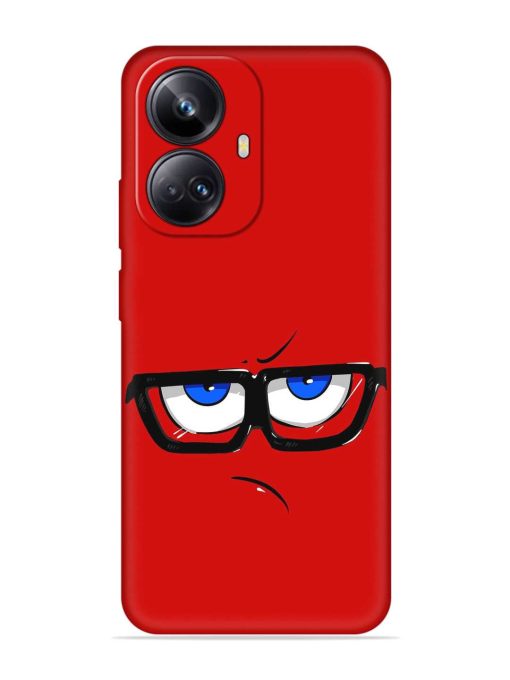 Rad Angry Face Embossed Soft Silicone Case for Realme 10 Pro Plus (5G) Zapvi