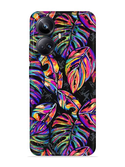 Tropical Seamless Vector Embossed Soft Silicone Case for Realme 10 Pro Plus (5G) Zapvi