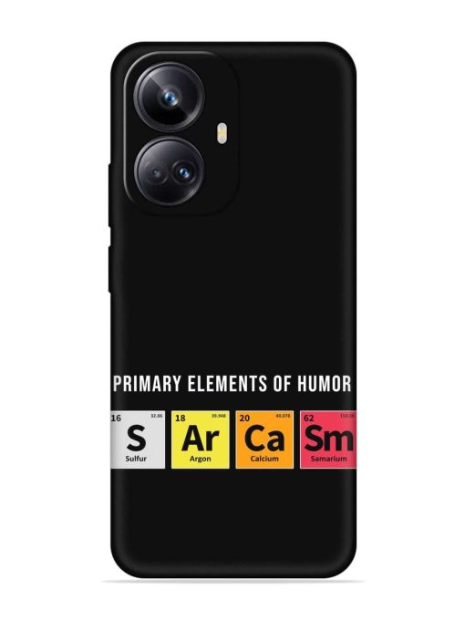 Primary Elements Humor Embossed Soft Silicone Case for Realme 10 Pro Plus (5G)