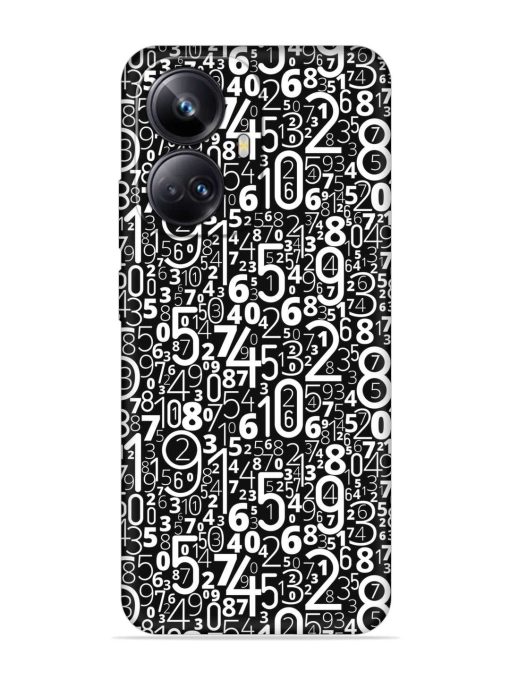 Many Numbers Different Embossed Soft Silicone Case for Realme 10 Pro Plus (5G)