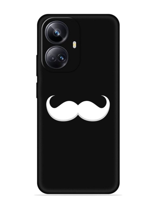 Mustache Vector Embossed Soft Silicone Case for Realme 10 Pro Plus (5G) Zapvi