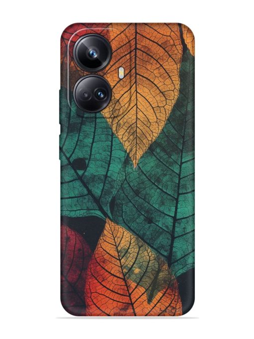 Leaves Artwork Embossed Soft Silicone Case for Realme 10 Pro Plus (5G) Zapvi