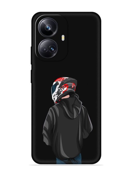 Motorcycle Rider Embossed Soft Silicone Case for Realme 10 Pro Plus (5G) Zapvi