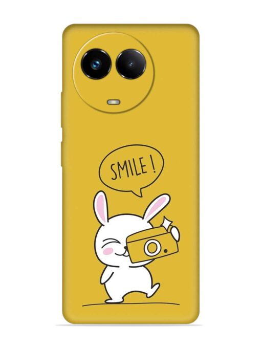 Hey Smile Please Embossed Soft Silicone Case for Realme 11 (5G) Zapvi