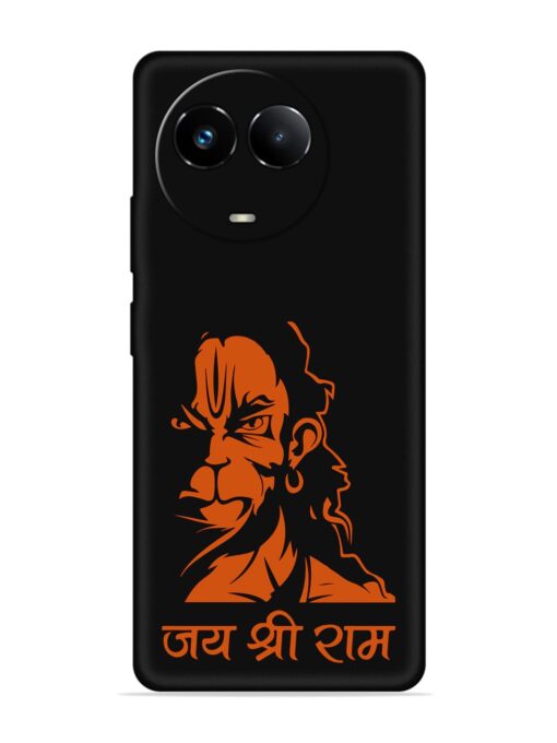 Angry Hanuman Embossed Soft Silicone Case for Realme 11 (5G) Zapvi