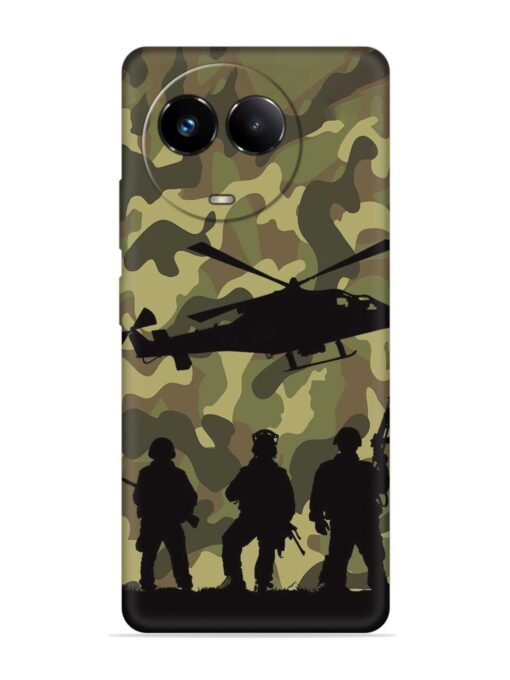 Army Heros Embossed Soft Silicone Case for Realme 11 (5G) Zapvi