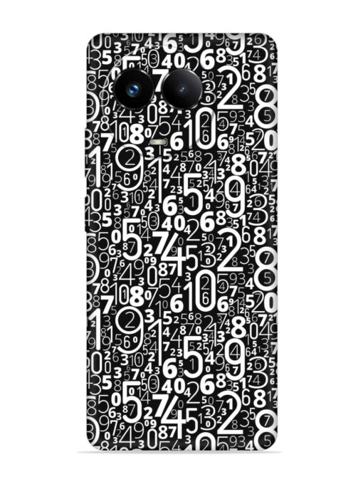 Many Numbers Different Embossed Soft Silicone Case for Realme 11 (5G) Zapvi