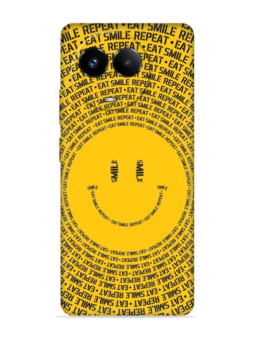 Smiley Embossed Soft Silicone Case for Realme 11 (5G) Zapvi