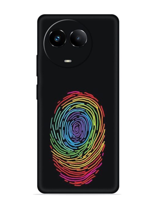 Fingerprint Of Thumb Art Embossed Soft Silicone Case for Realme 11 (5G)