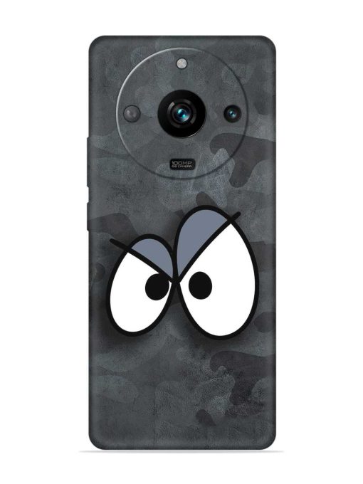 Big Eyes Night Mode Embossed Soft Silicone Case for Realme 11 Pro (5G) Zapvi