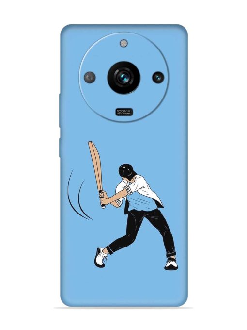 Cricket Gully Boy Embossed Soft Silicone Case for Realme 11 Pro (5G) Zapvi