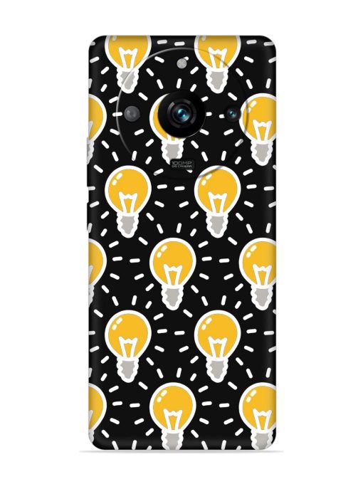 Light Bulb Seamless Embossed Soft Silicone Case for Realme 11 Pro (5G)