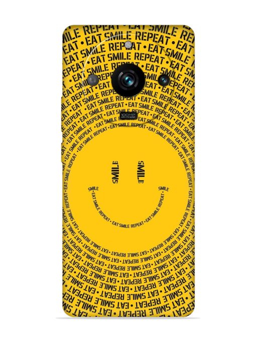 Smiley Embossed Soft Silicone Case for Realme 11 Pro (5G) Zapvi