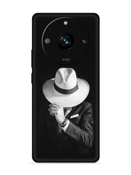 Men Under Hat Embossed Soft Silicone Case for Realme 11 Pro (5G)