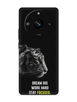 Dream Big Work Hard Embossed Soft Silicone Case for Realme 11 Pro (5G)
