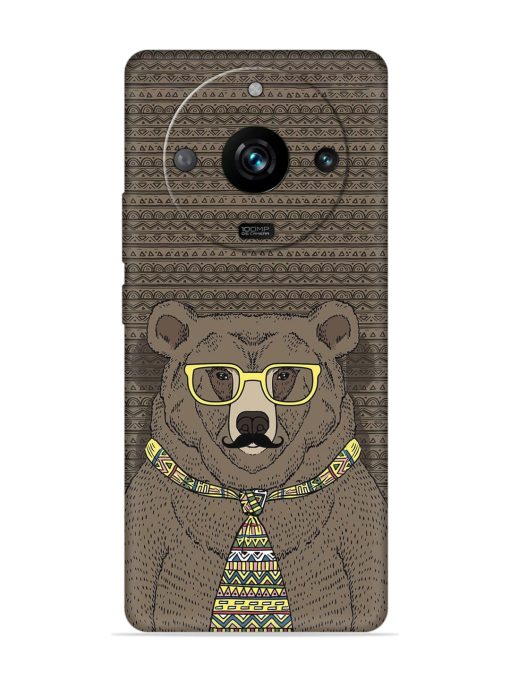 Grizzly Bear Embossed Soft Silicone Case for Realme 11 Pro (5G) Zapvi