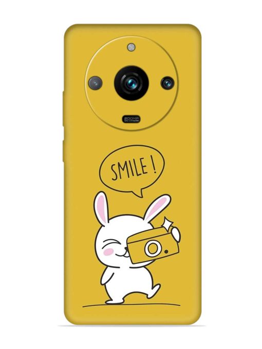 Hey Smile Please Embossed Soft Silicone Case for Realme 11 Pro Plus (5G) Zapvi