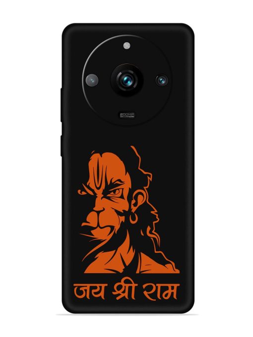 Angry Hanuman Embossed Soft Silicone Case for Realme 11 Pro Plus (5G) Zapvi