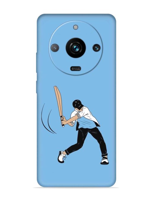 Cricket Gully Boy Embossed Soft Silicone Case for Realme 11 Pro Plus (5G) Zapvi