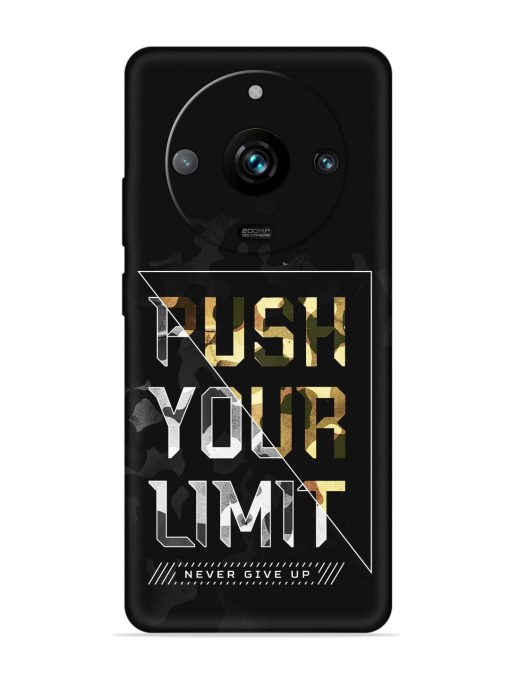 Push Your Limits Embossed Soft Silicone Case for Realme 11 Pro Plus (5G) Zapvi