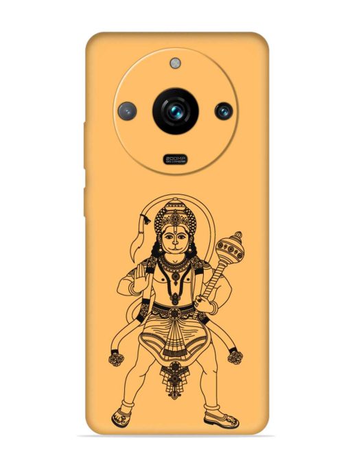 Indian God Hanuman Embossed Soft Silicone Case for Realme 11 Pro Plus (5G) Zapvi