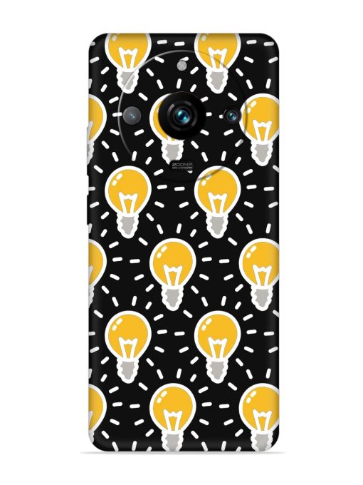 Light Bulb Seamless Embossed Soft Silicone Case for Realme 11 Pro Plus (5G) Zapvi