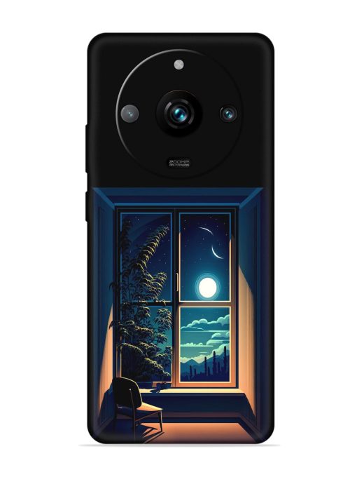 Night View At Window Embossed Soft Silicone Case for Realme 11 Pro Plus (5G) Zapvi