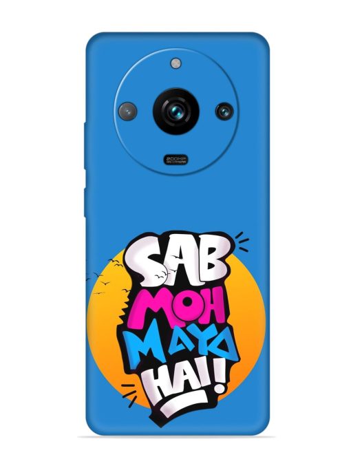 Sab Moh Moya Embossed Soft Silicone Case for Realme 11 Pro Plus (5G)