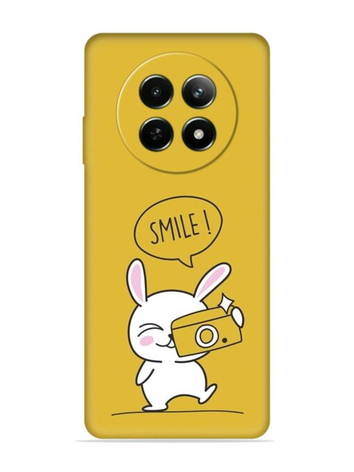 Hey Smile Please Embossed Soft Silicone Case for Realme 12 (5G)