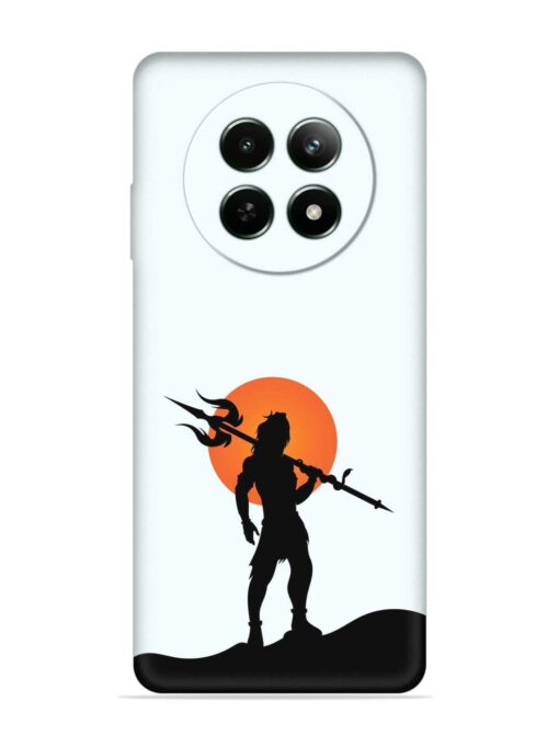 Lord Mahadev Trendy Embossed Soft Silicone Case for Realme 12 (5G)