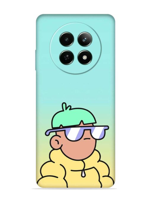 Doodles Cool Character Embossed Soft Silicone Case for Realme 12 (5G) Zapvi