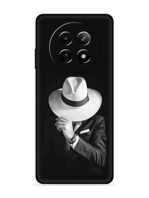 Men Under Hat Embossed Soft Silicone Case for Realme 12 (5G)